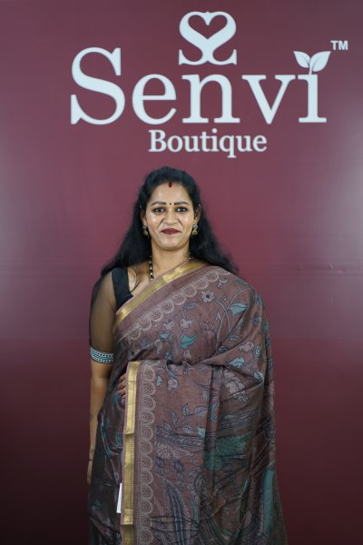 Dola Silk Onion Pink Design 2