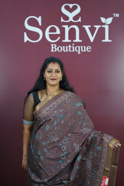 Dola Silk Onion Pink Design 2