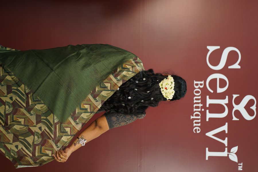 Cotton Digital Saree