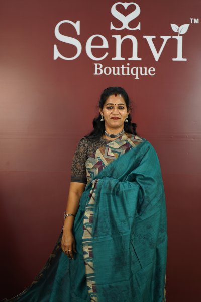 Cotton Digital Saree