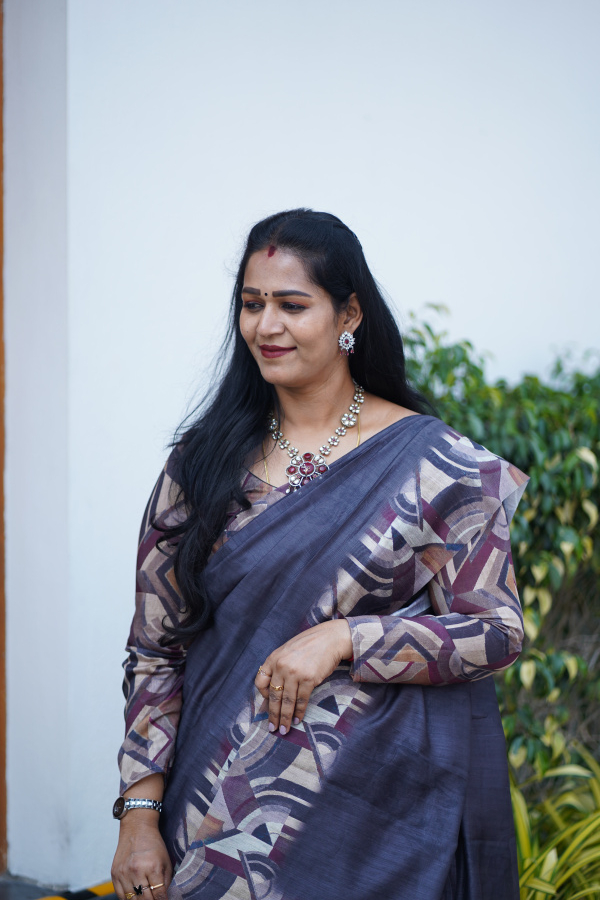 Cotton Digital Saree