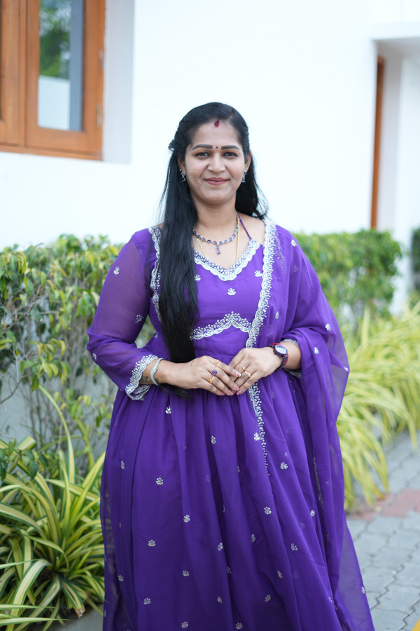Anarkali Suits Dark Purple