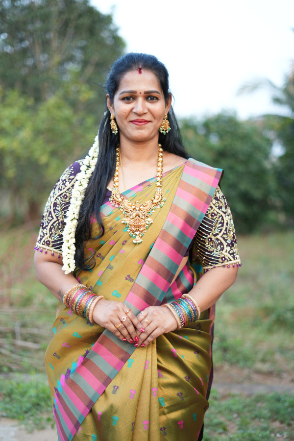 Golder Colour Tissue Silk Saree