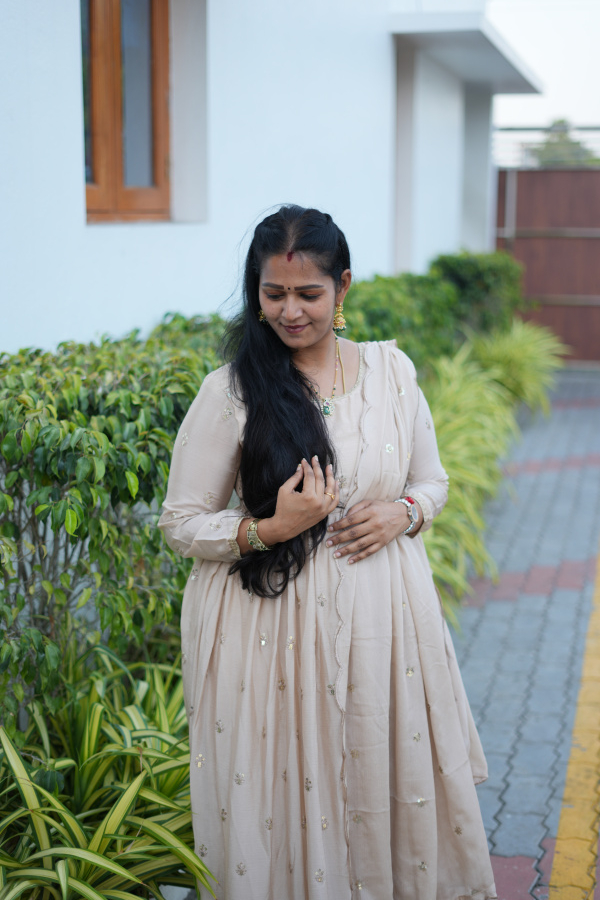 Anarkali Foux Gorgette