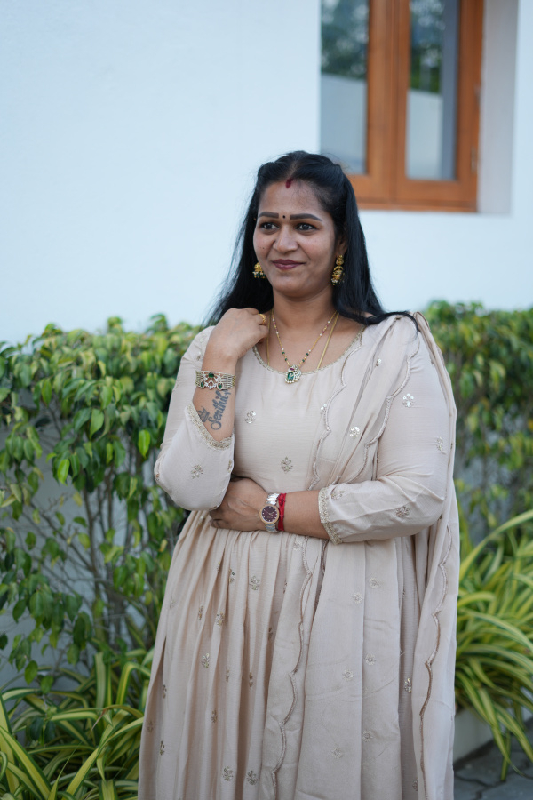 Anarkali Foux Gorgette