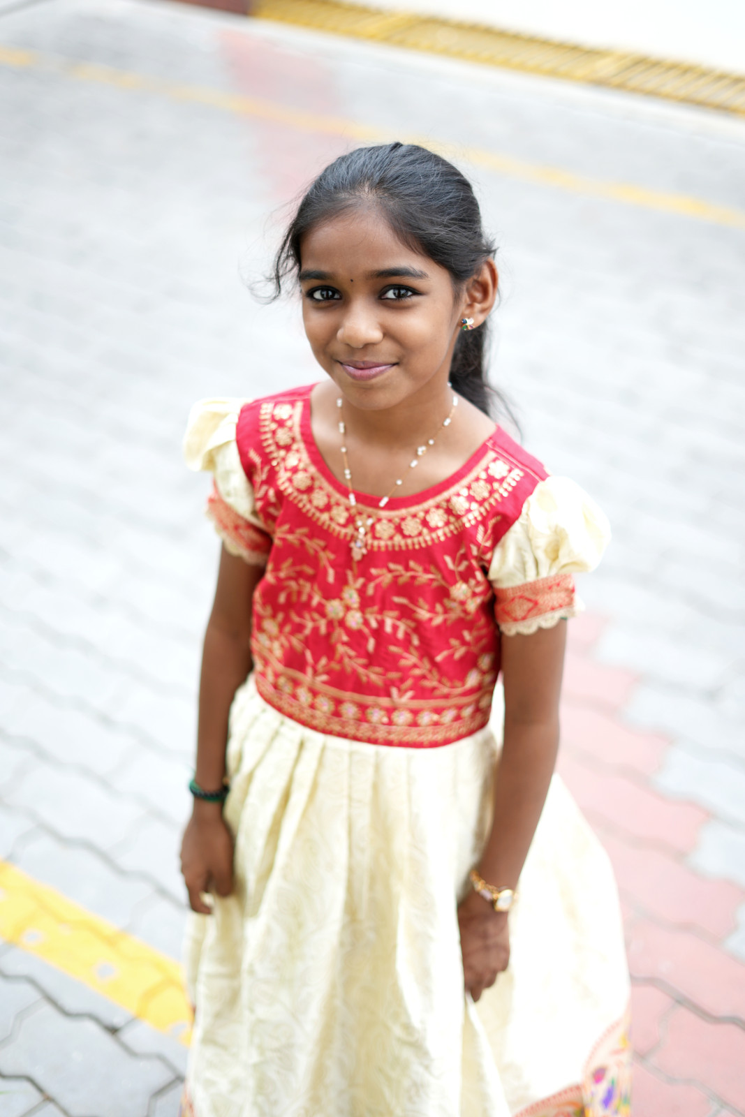 Red Kids Gown